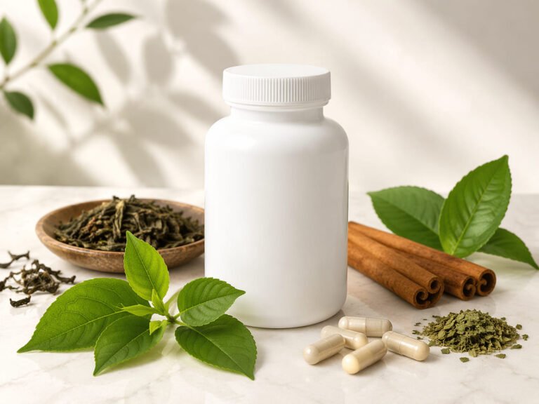 Clinical analysis of Gluco6 ingredients highlighting gymnema, cinnamon, and metabolic compounds.