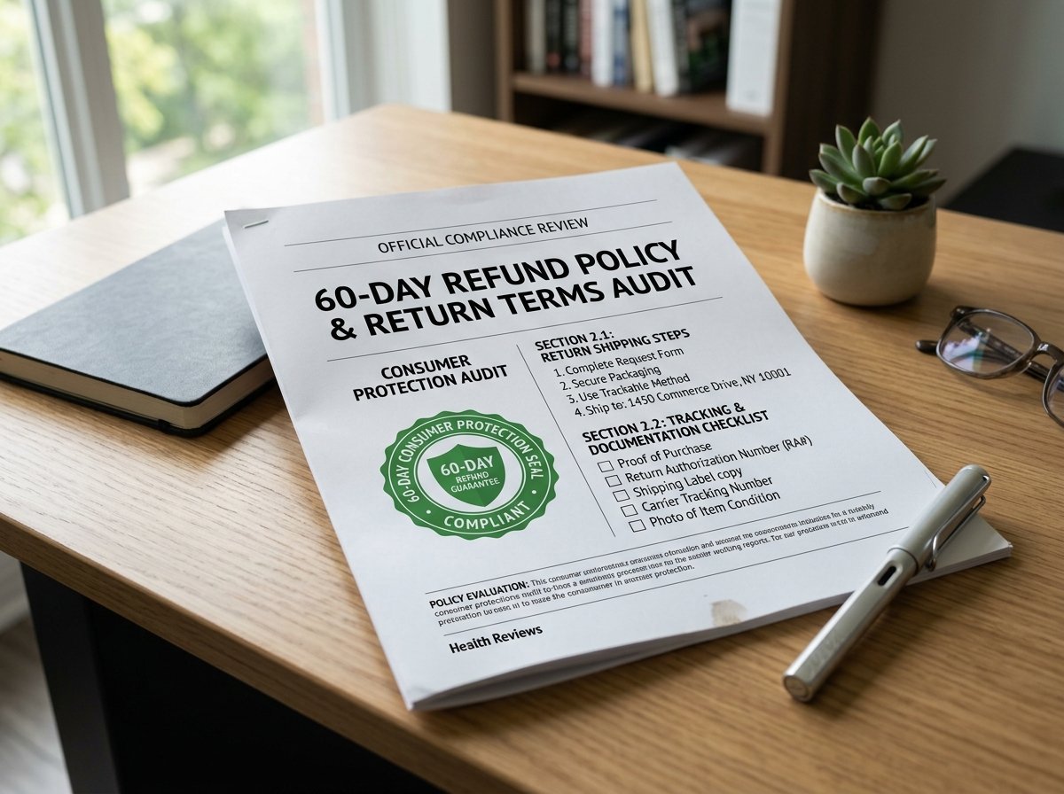Analysis of Yu Sleep 60-day refund policy terms and ClickBank order protection