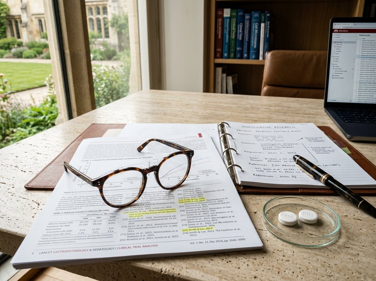 Analytical evaluation of scientific literature and journal references for probiotic strains