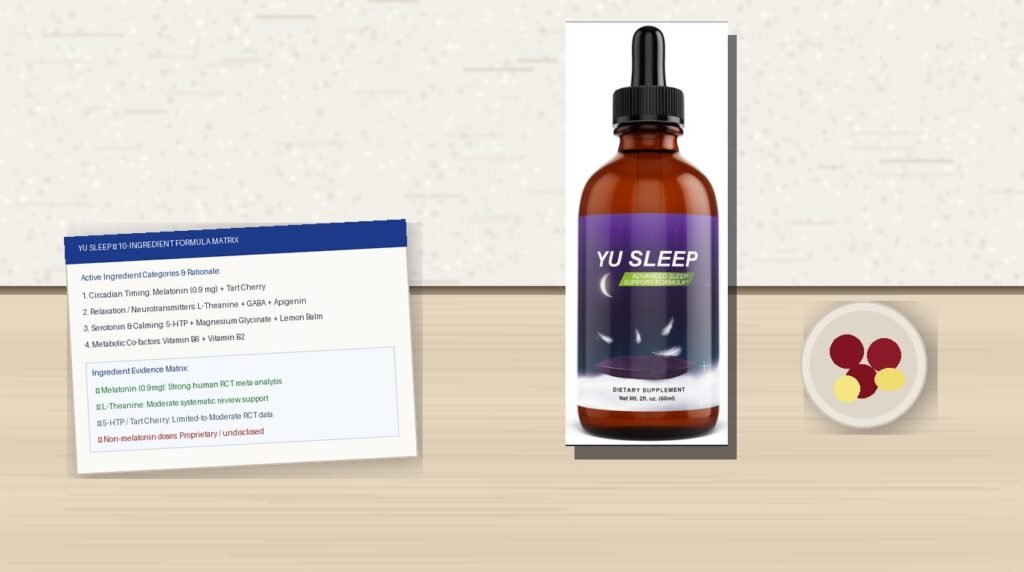 Yu Sleep Ingredients: Full Formula Breakdown & Evidence - Main Product Image